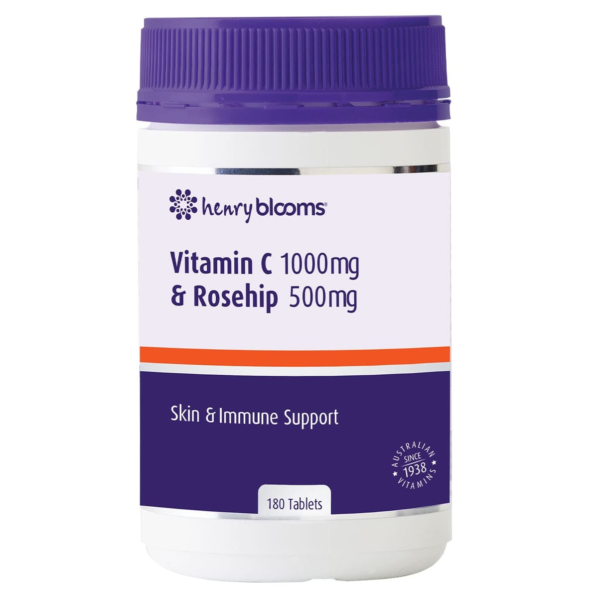 Thumbnail Henry Blooms Vitamin C 1000Mg & Rosehip 500Mg 180 Tablets