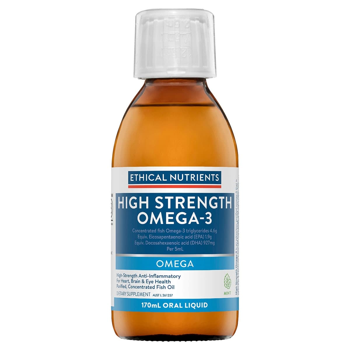 Ethical Nutrients High Strength Omega-3 Fresh Mint 170Ml