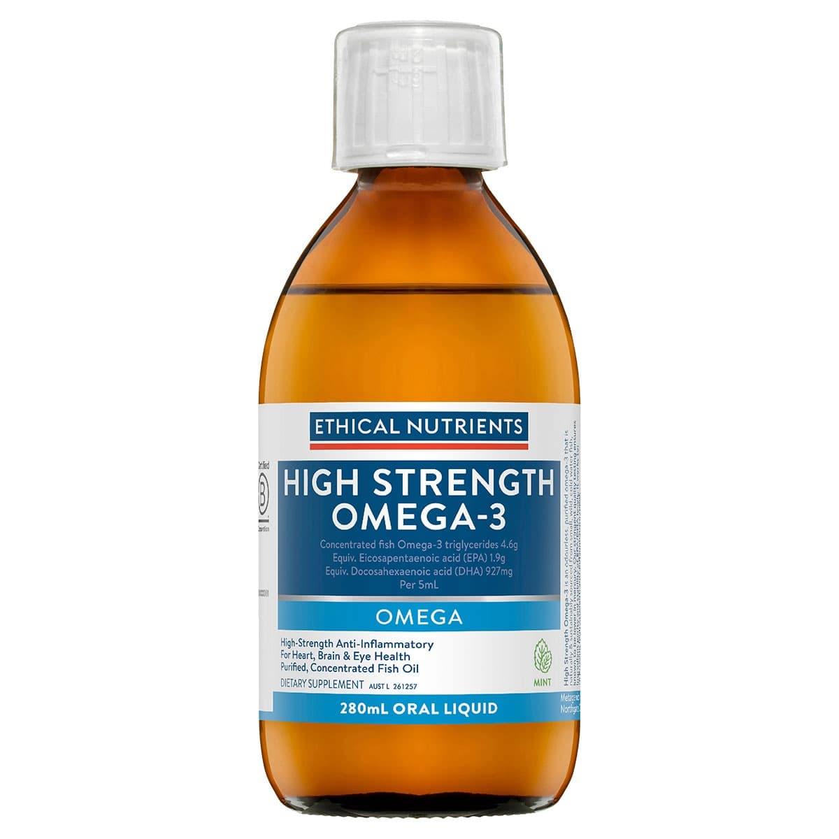 Thumbnail Ethical Nutrients High Strength Omega-3 Fresh Mint 280Ml