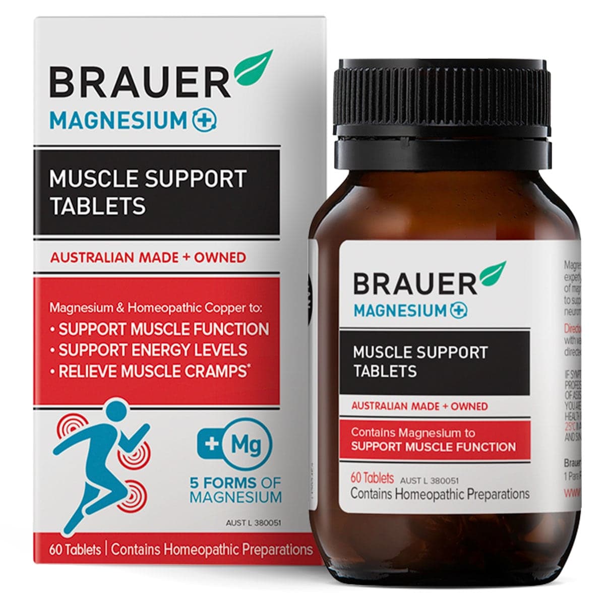 Thumbnail Brauer Magnesium+ Muscle Support 60 Tablets