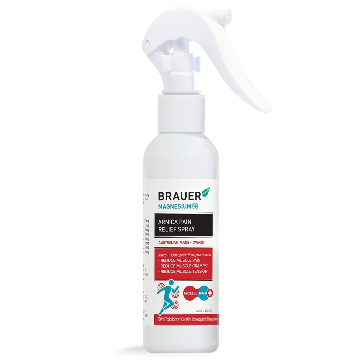 Brauer Magnesium+ Arnica Pain Relief Spray 100Ml