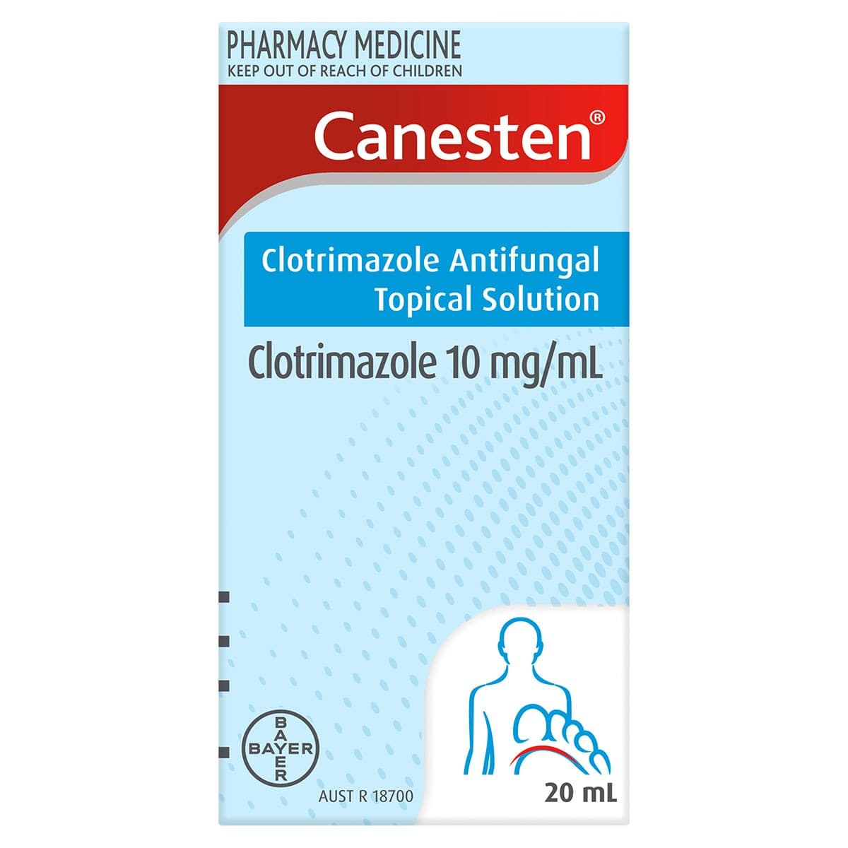 Canesten Clotrimazole Anti-Fungal Topical Solution 20ml