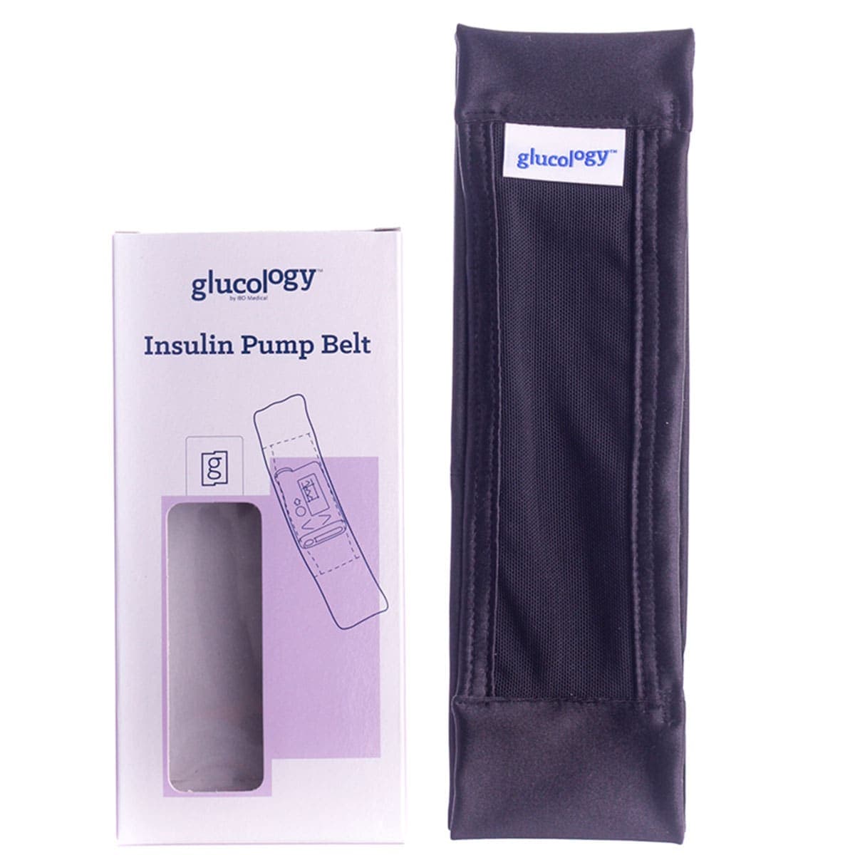 Glucology Insulin Pump Belt Extra Large Black