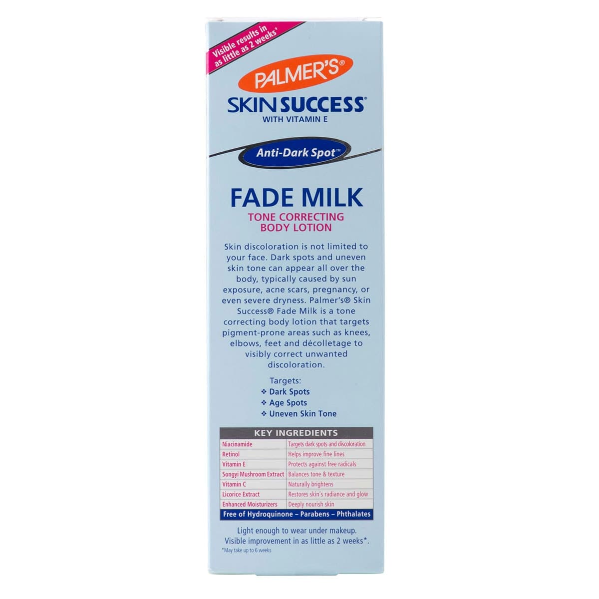 Thumbnail Palmers Skin Success Fade Milk Tone Correcting Body Lotion 250Ml