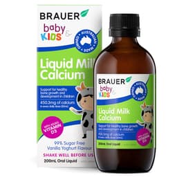 Brauer Baby & Kids Liquid Milk Calcium 200Ml