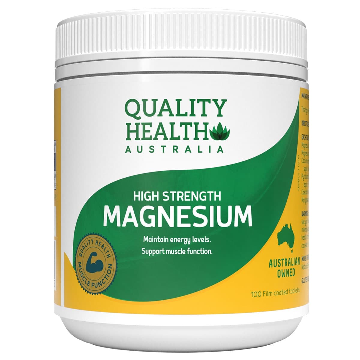 Thumbnail Quality Health High Strength Magnesium 100 Tablets