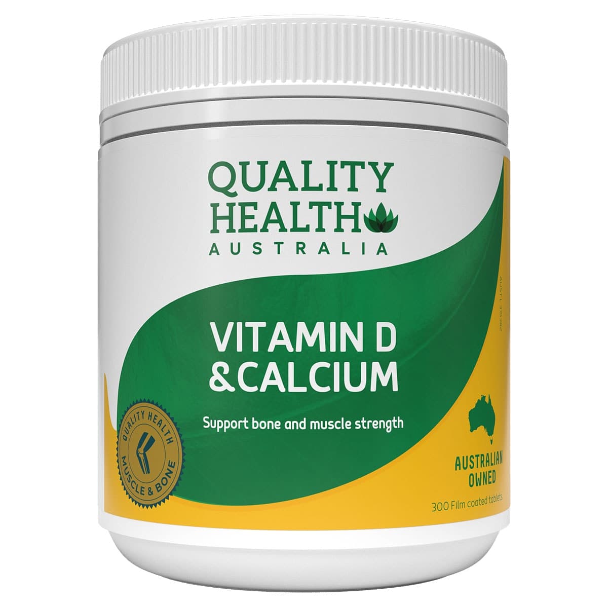 Thumbnail Quality Health Vitamin D & Calcium 300 Tablets