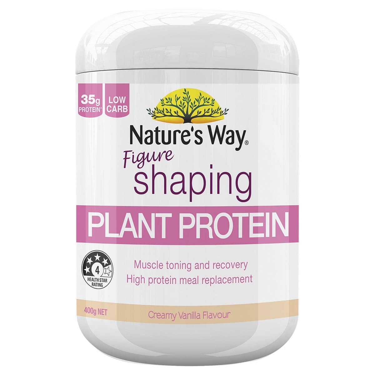 Natures Way Figure Shaping Protein Vanilla 400G