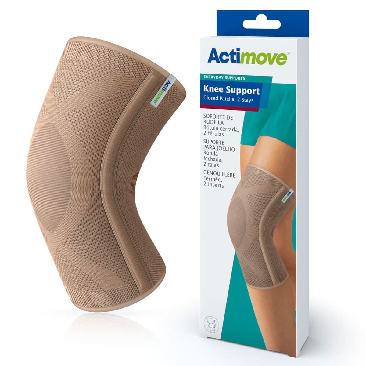 Thumbnail Actimove Everyday Knee Support Closed Patella Small Beige