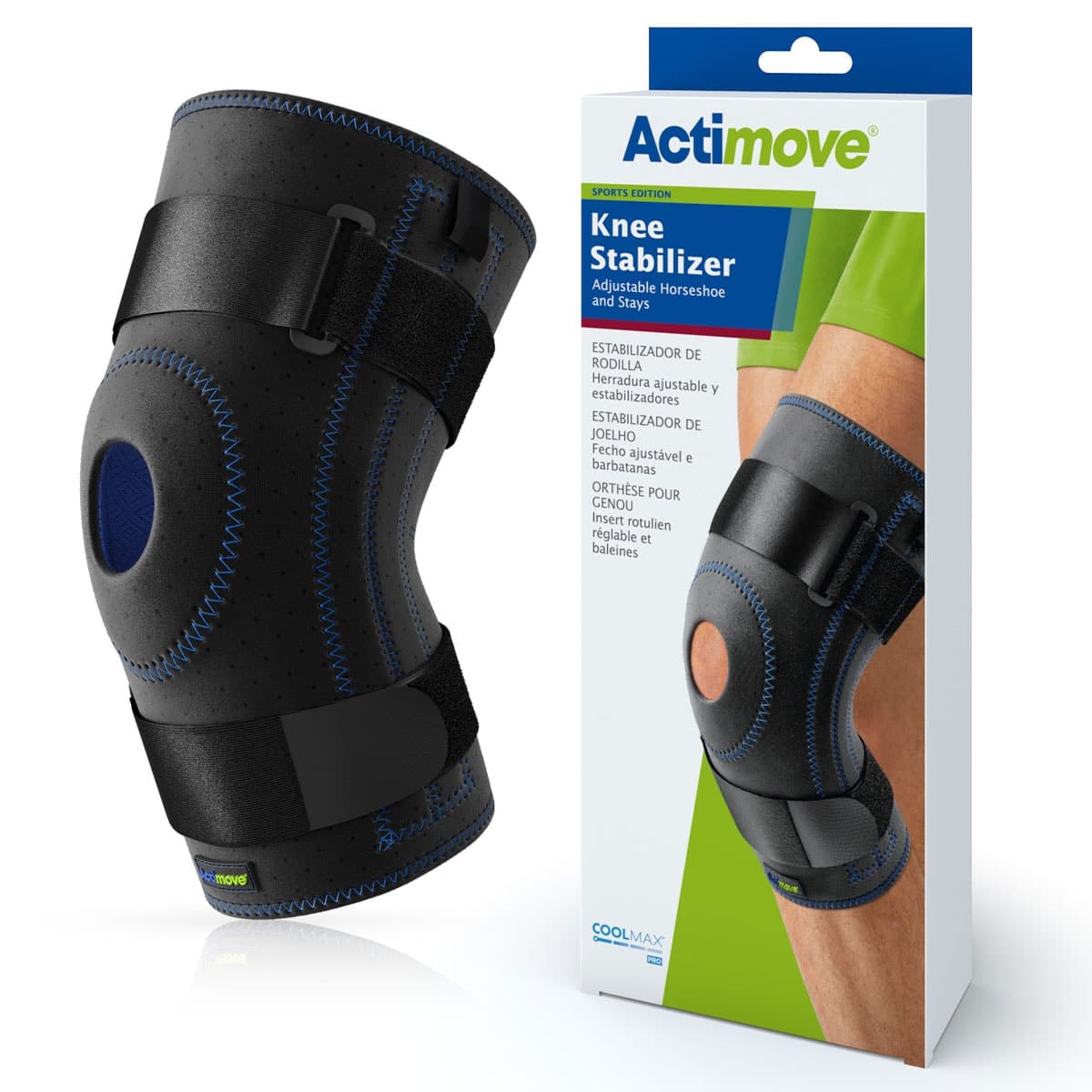 Thumbnail Actimove Sports Knee Stabilizer Xxl Black