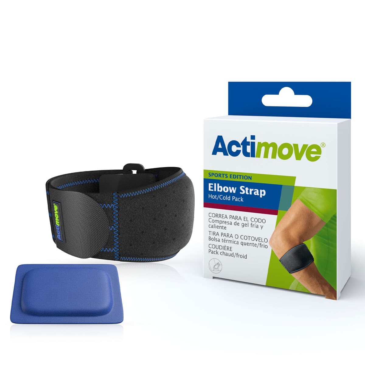 Actimove Sport Elbow Hot/Cold Strap Universal Black