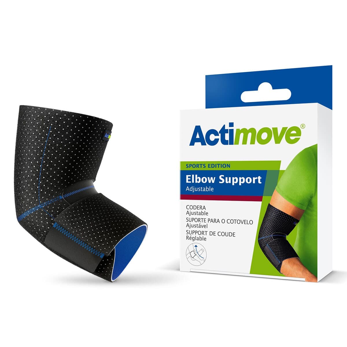 Actimove Sport Adjustable Elbow Support Universal Black