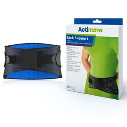 Actimove Sport Adjustable Back Support Xxl Black