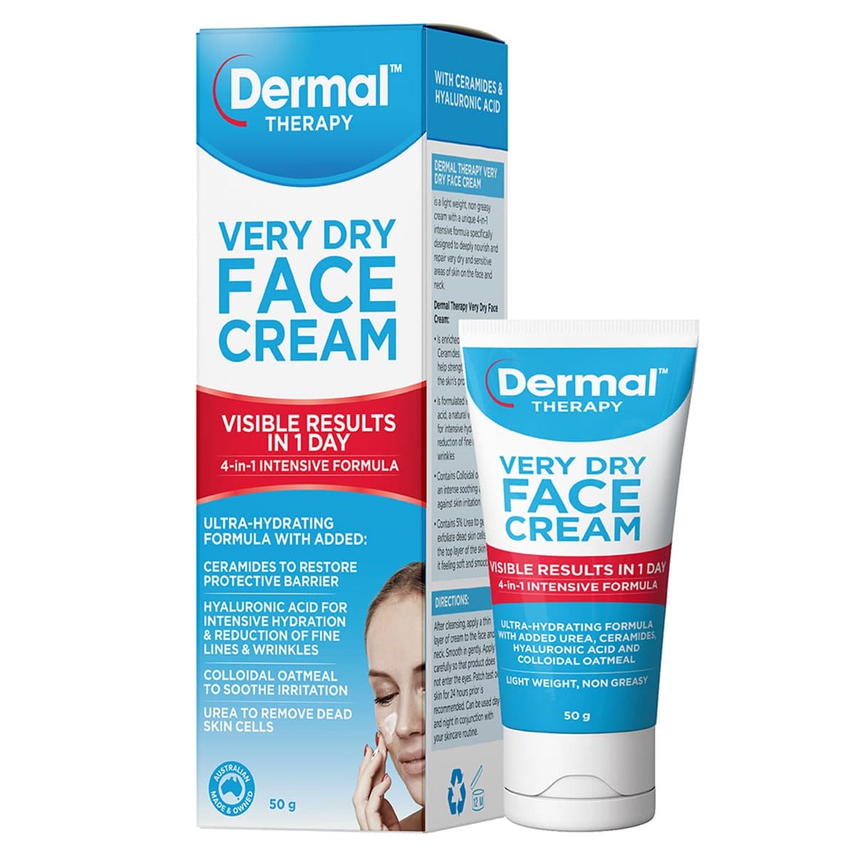 Thumbnail Dermal Therapy Very Dry Face Cream 50G