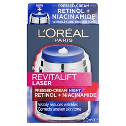 L'Oreal Revitalift Laser Retinol + Niacinamide Pressed Night Cream 50Ml