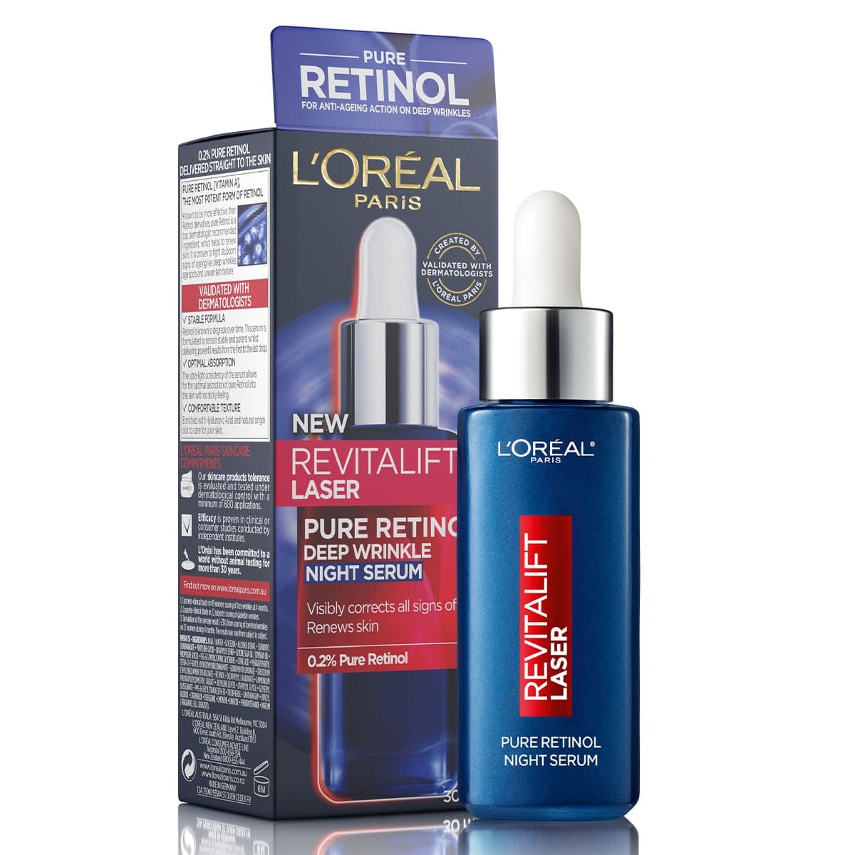 L'Oreal Revitalift Laser Retinol Night Serum 30Ml