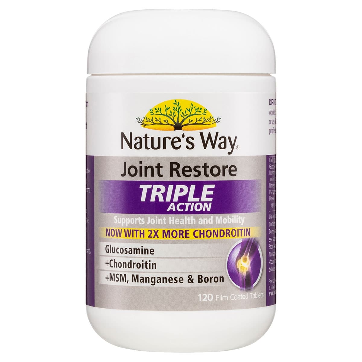 Thumbnail Natures Way Joint Restore Triple Action 120 Tablets