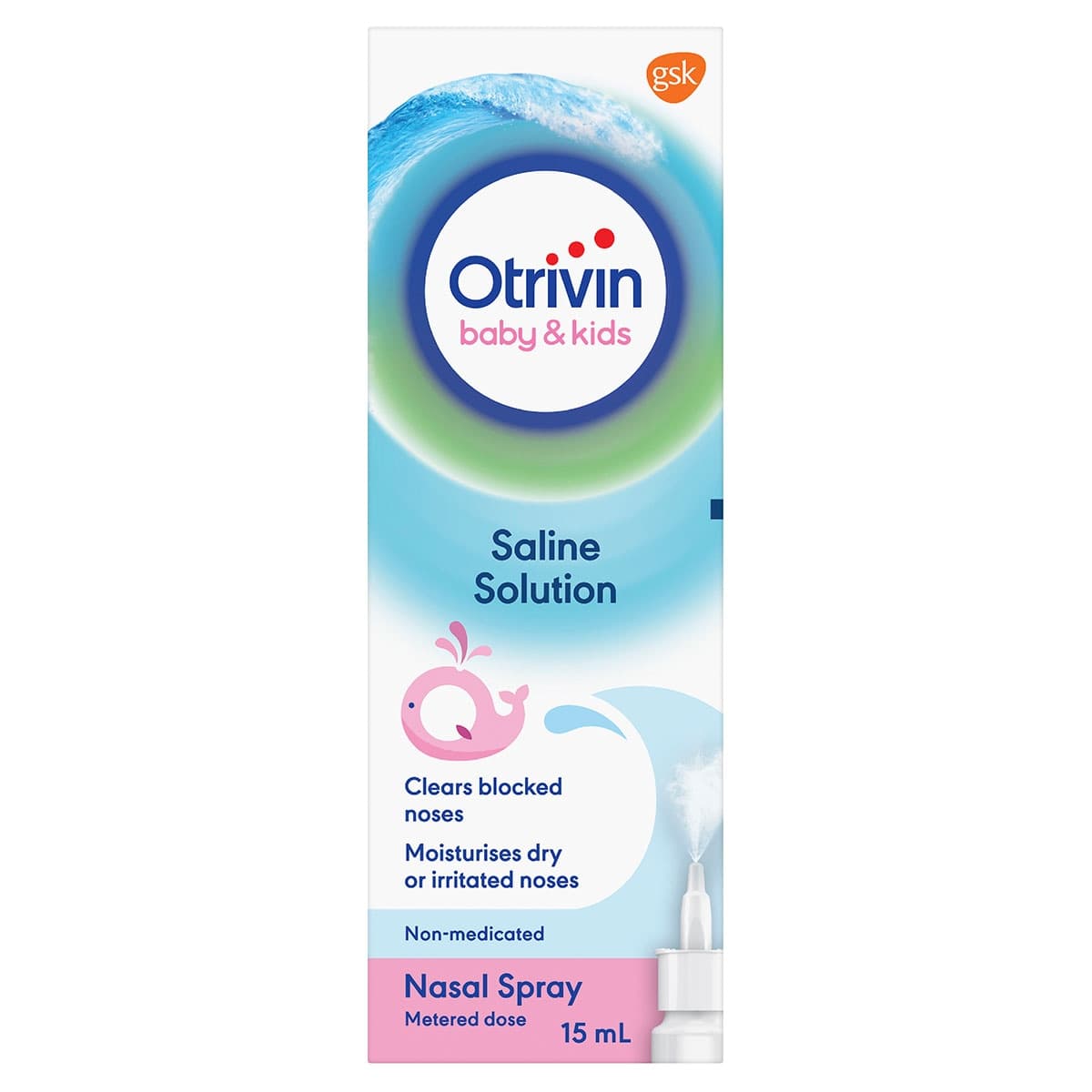 Otrivin Baby & Kids Natural Nasal Spray 15Ml