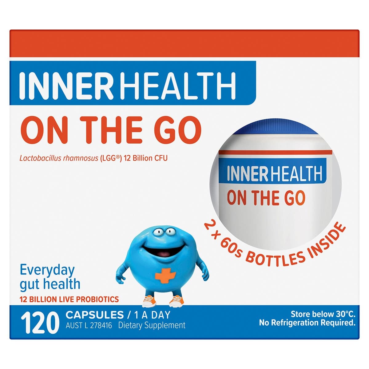 Thumbnail Inner Health On The Go 120 Capsules