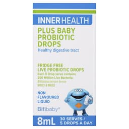 Inner Health Plus Baby Probiotics Drops Fridge Free 8Ml