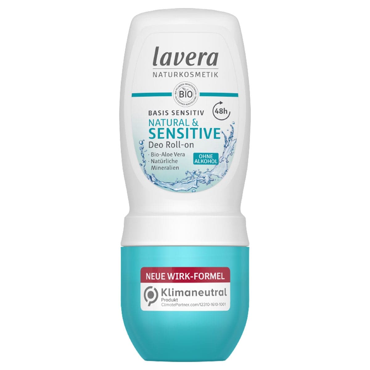 Lavera Basis Sensitiv Deodorant Roll On Natural & Sensitive 50Ml