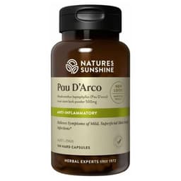 Natures Sunshine Pau D'Arco 500Mg 100 Capsules