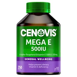 Cenovis Mega E 500Iu 250 Capsules