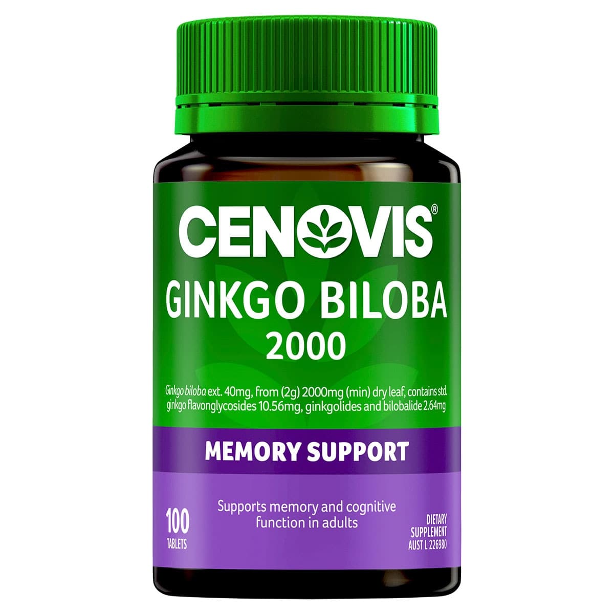 Cenovis Ginkgo Biloba 2000Mg 100 Tablets