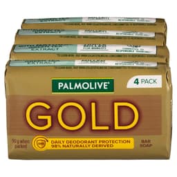 Palmolive Gold Daily Protection Soap Bars 4 Pack