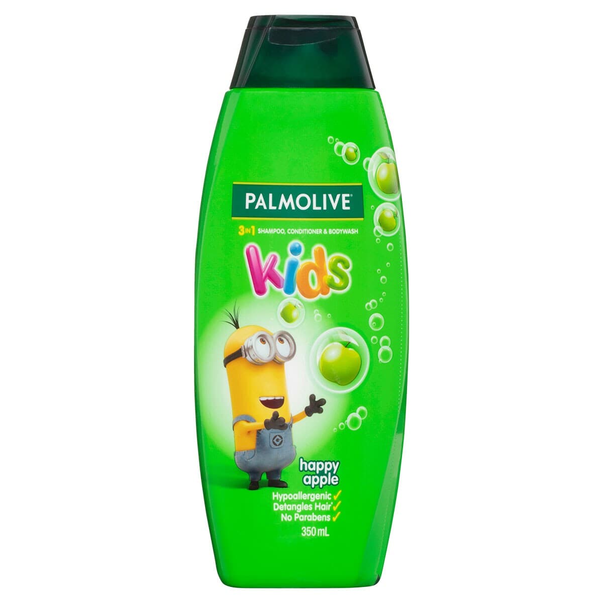 Palmolive Kids 3In1 Shampoo Conditioner & Body Wash Apple 350Ml