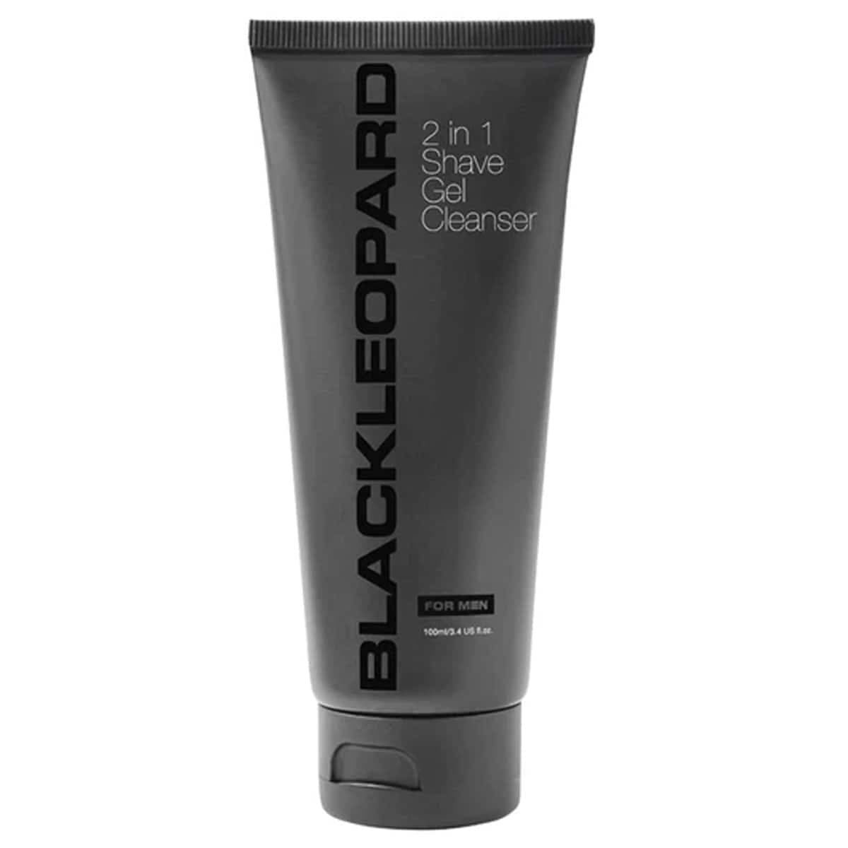 Black Leopard For Men 2 In 1 Shave Gel Cleanser 100Ml