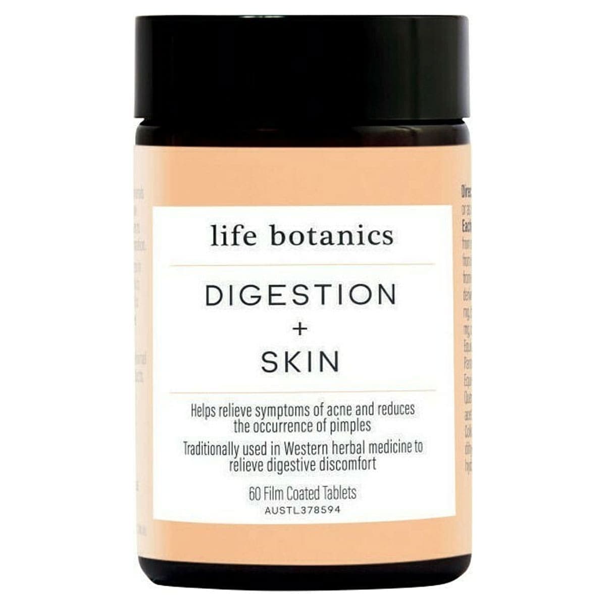 Life Botanics Digestion + Skin 60 Tablets