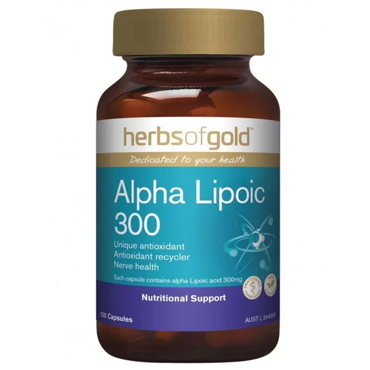 Herbs Of Gold Alpha Lipoic 300 120 Capsules