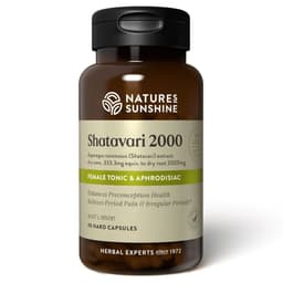 Natures Sunshine Shatavari 2000 90 Capsules