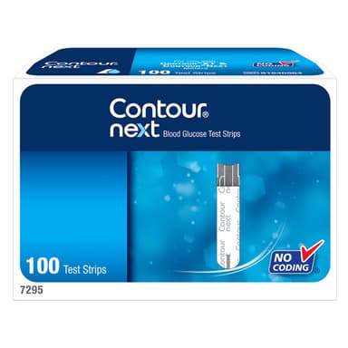 Contour Next Blood Glucose Strips Test 100 Strips