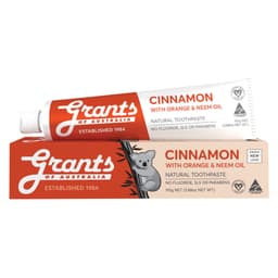 Grants Natural Toothpaste Cinnamon 110G