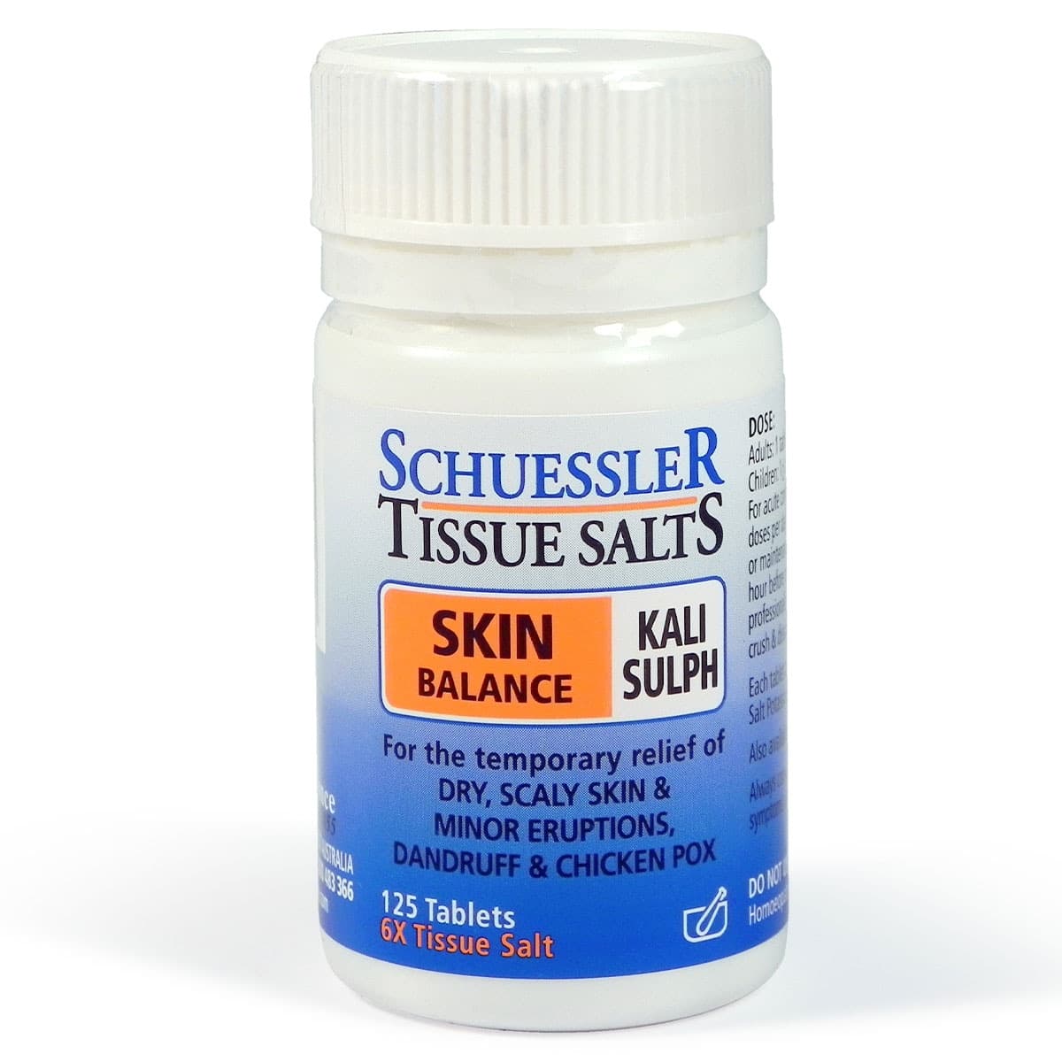 Thumbnail Schuessler Tissue Salts Kali Sulph Skin Balance 125 Tablets