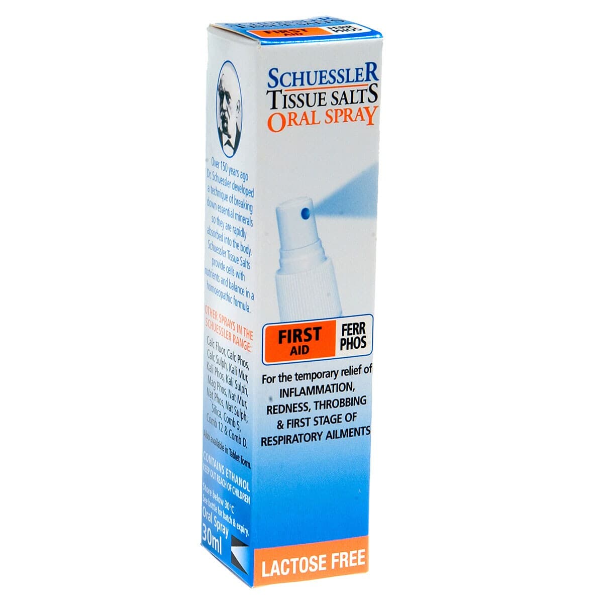 Schuessler Tissue Salts Ferr Phos First Aid Spray 30Ml