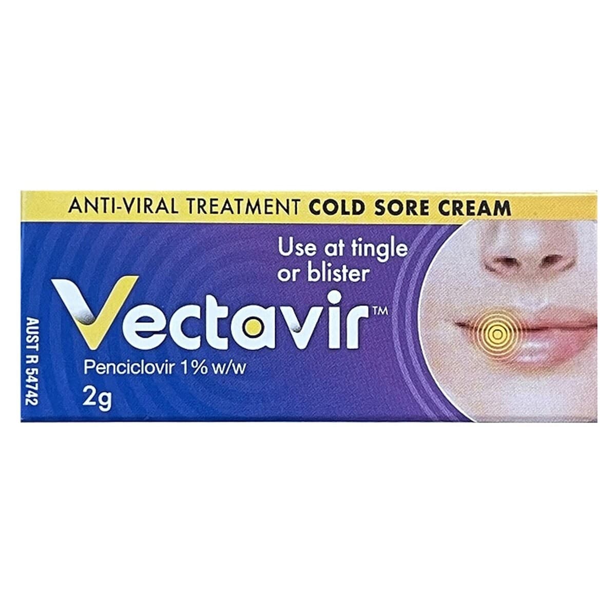 Vectavir Cold Sore Cream 1% 2G