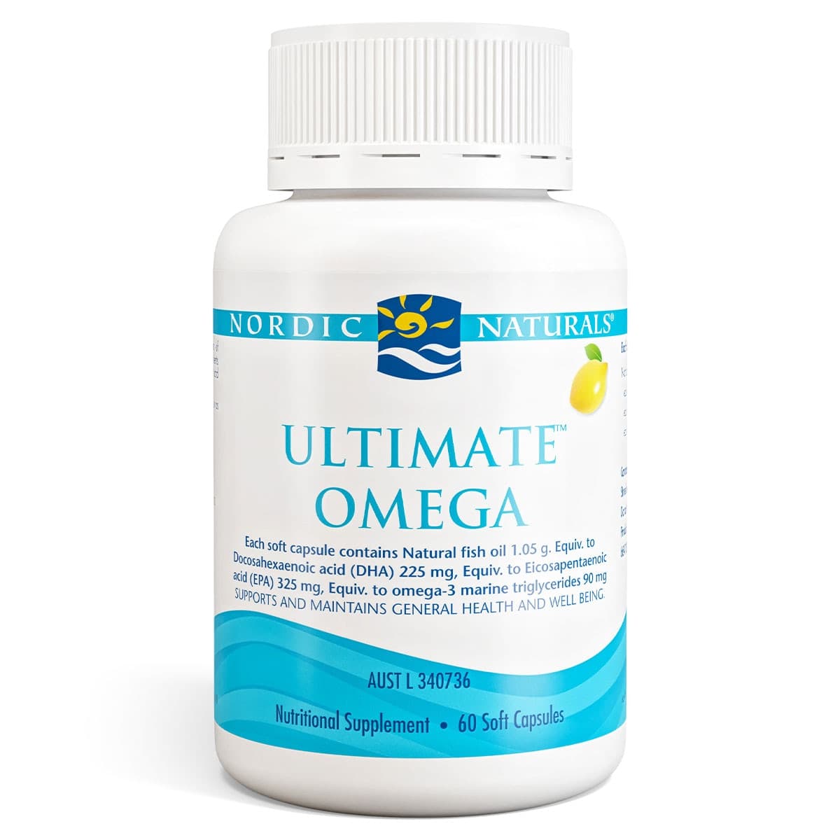 Nordic Naturals Ultimate Omega Lemon 60 Soft Gels