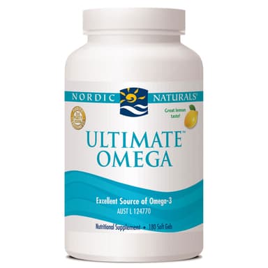 Nordic Naturals Ultimate Omega Lemon 180 Soft Gels