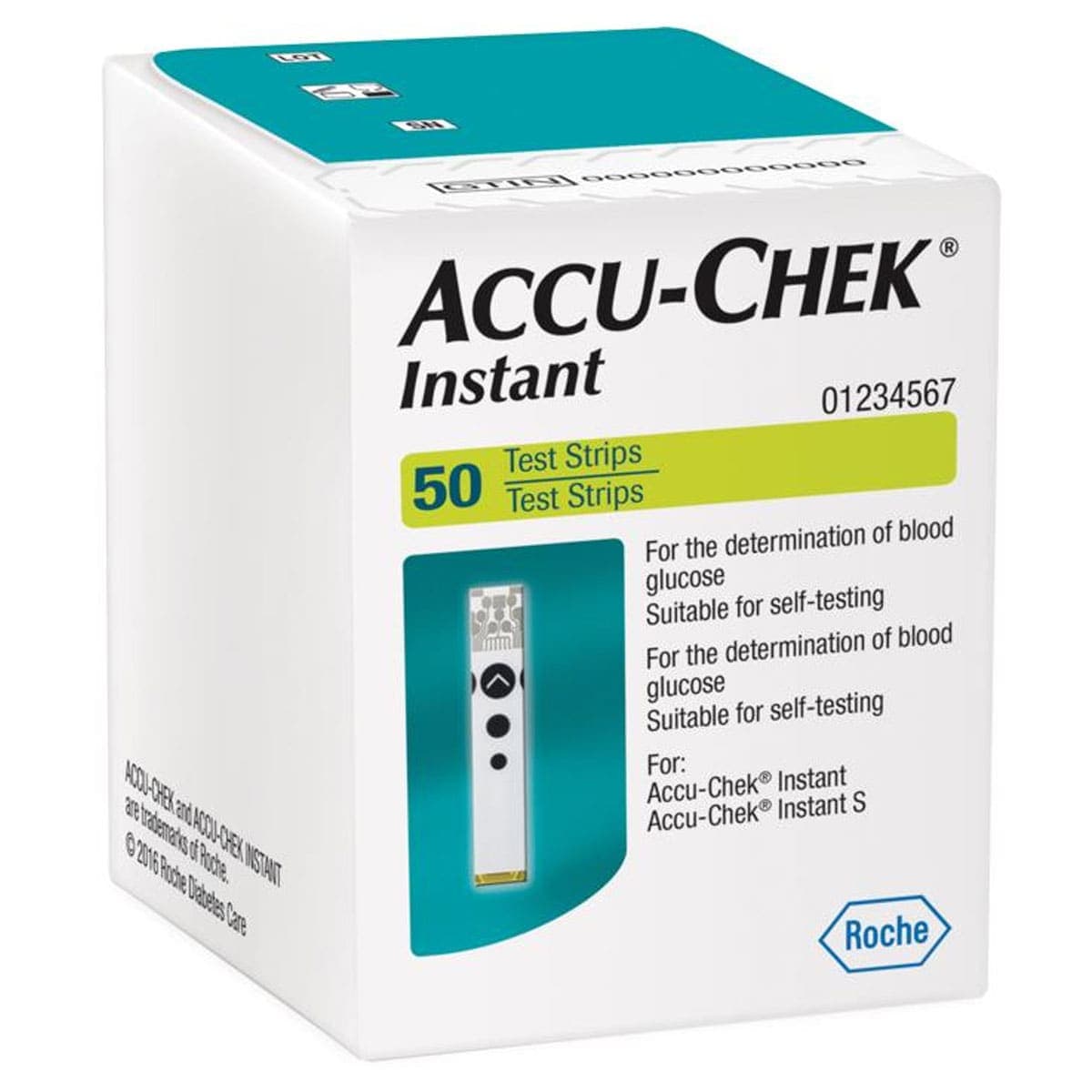 Accu-Chek Instant Blood Glucose Test Strips 50 Strips