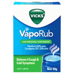 Vicks Vaporub Vaporizing Ointment 50G