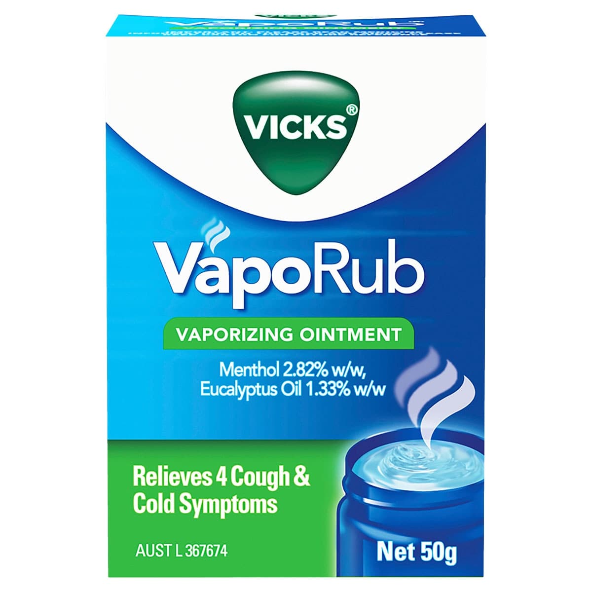 Vicks Vaporub Vaporizing Ointment 50G