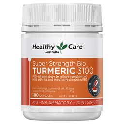 Healthy Care Super Strength Bio Turmeric 3100Mg 100 Capsules