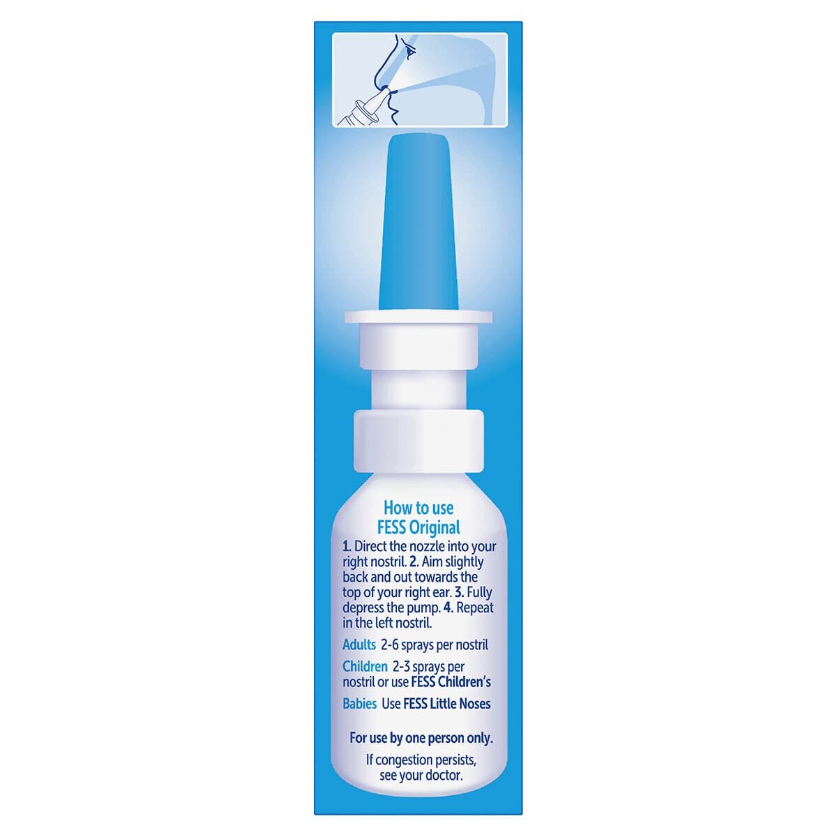 Thumbnail Fess Original Saline Nasal Spray 30Ml