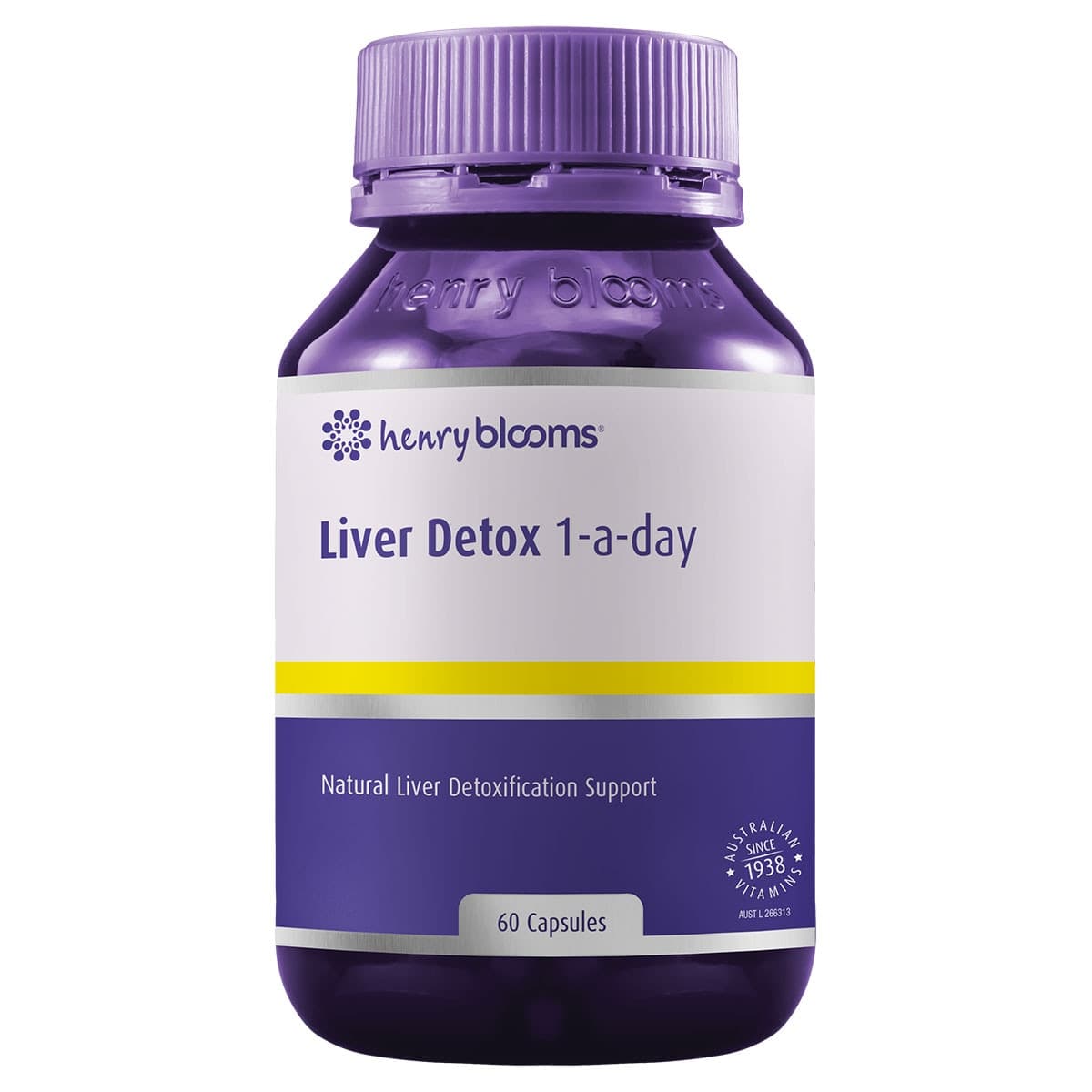 Henry Blooms Liver Detox 60 Vegetarian Capsules