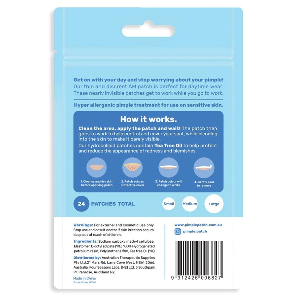 Thumbnail Skin Control Pimple Patch Am Daytime 24 Pack