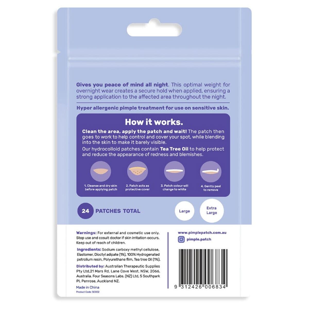 Thumbnail Skin Control Pimple Patch Pm Nightime 24 Pack