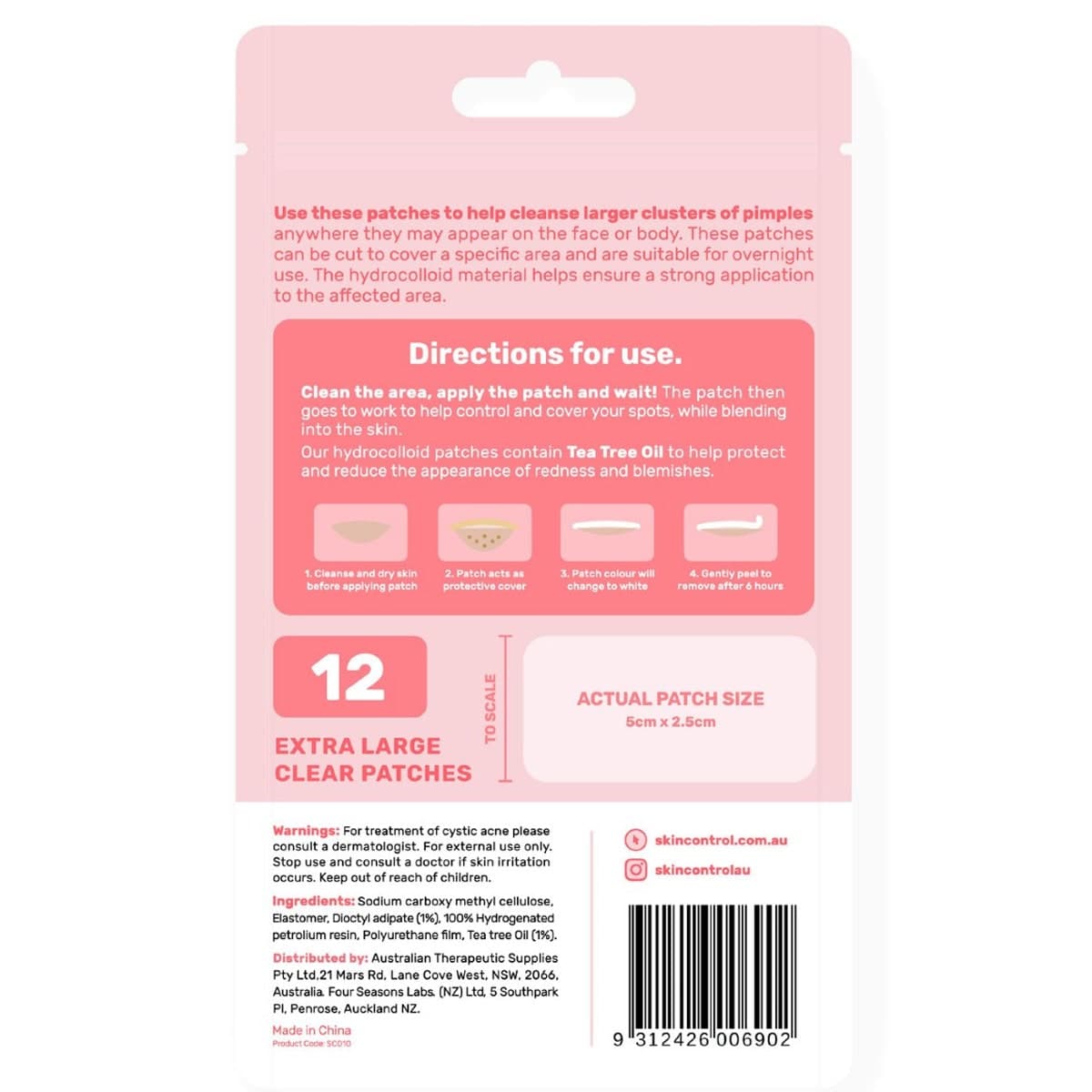 Thumbnail Skin Control Pimple Patch Xl 12 Pack